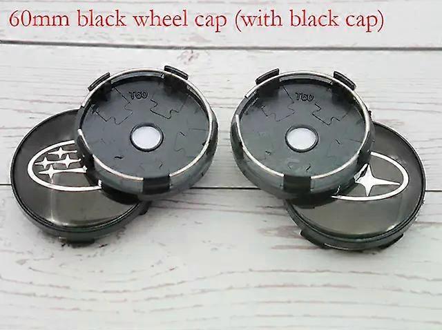 4PCS 60mm Car Styling Wheel Tyre Center Hub Cover Caps Suitable for Subaru STI WRX Suitable forester Outback Impreza Legacy XV Tribeca Accessories shr