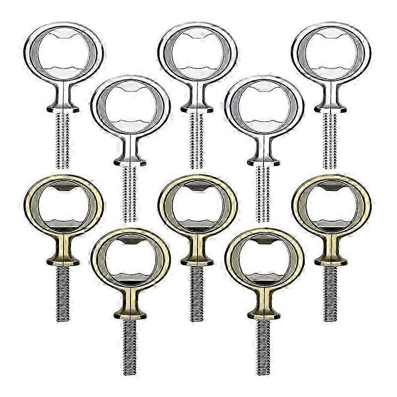 10Pcs Flaschenöffner Blank DIY Bier Flaschenöffner Flaschenöffner Kit