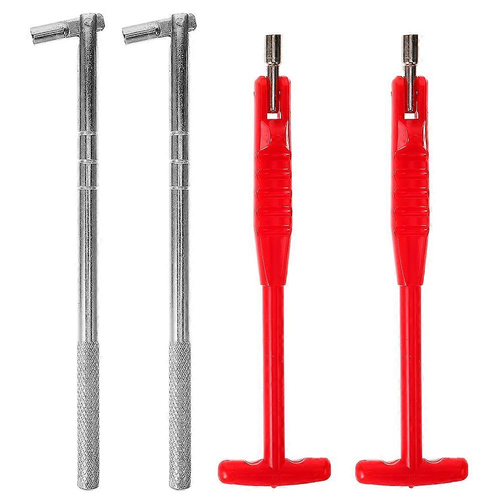 Valve Puller Tire Valve Stem Installer Tool Diy Enthusiasts Portable 4Pcs