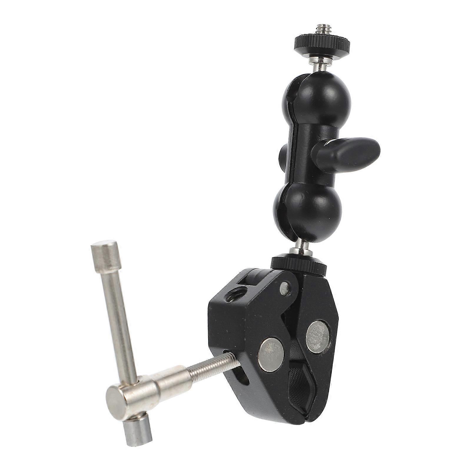 Action Camera Mount Photography Accessory Black 14X9X2CM Non-Slip Mat 360-Degree Rotation 1Set
