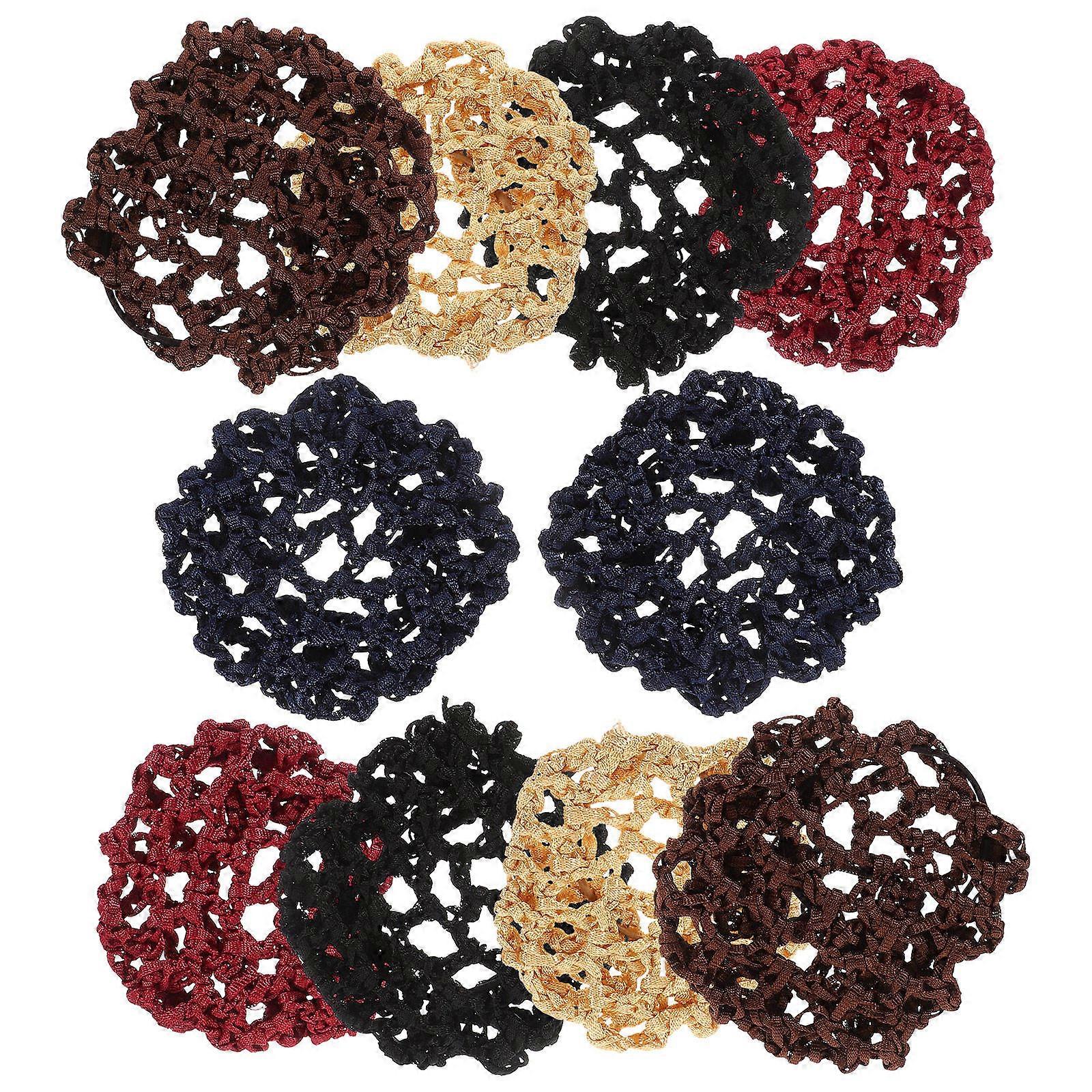 Here's a refined and professional product description based on the title you provided:
**10pcs Hair Bun Covers Elastic Hair Nets for Ballet,