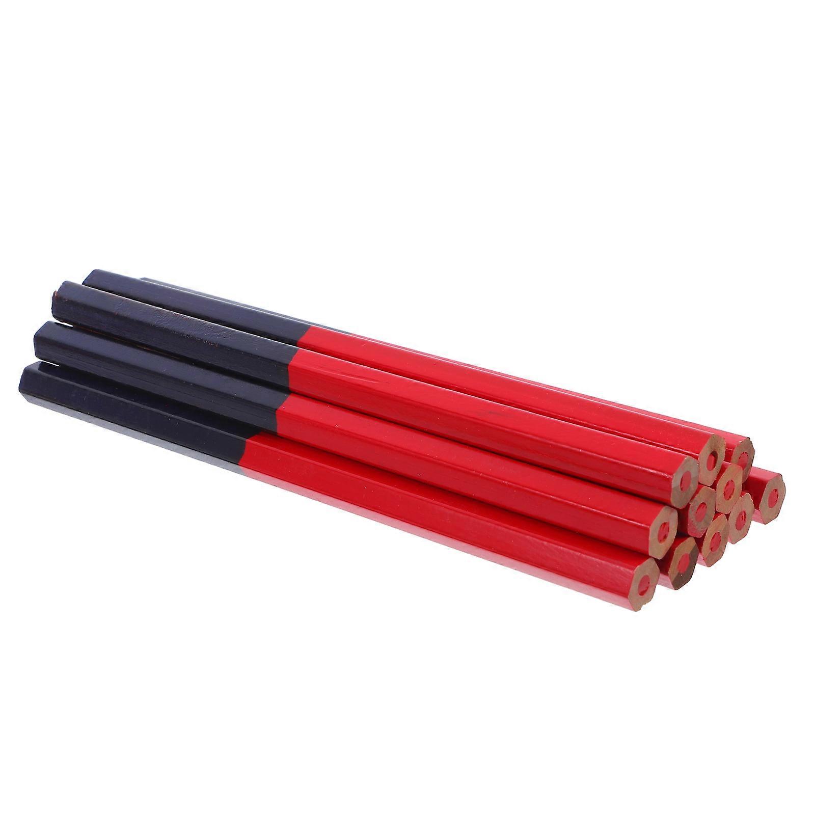 Wood Pencils Carpenter Pencils For Drawing Marking Sketching Map Coloring Artists Professionals Students Office Use 20Pcs