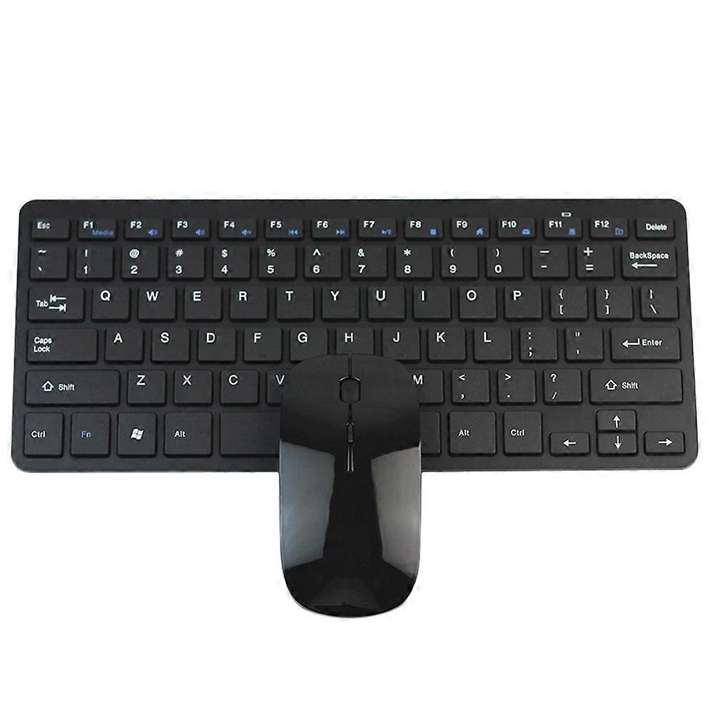 Compact Keyboard Mini Wireless Keyboard Computer Accessory Black Portable 11.2 5.2 0.7in Ultra-thin 1 Set