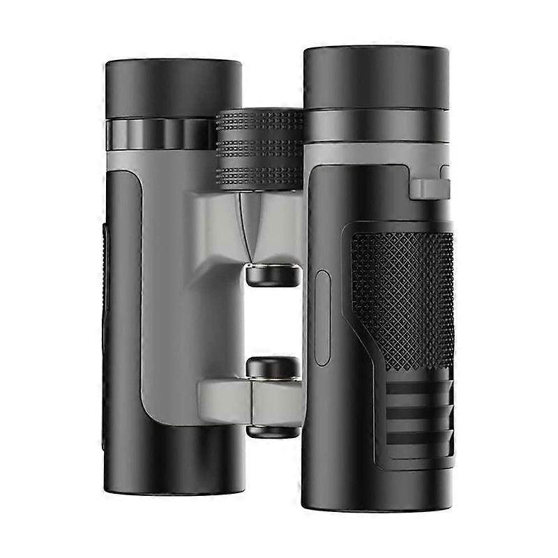 10X25 Binoculars, Compact Metal Hunting Binoculars,Black