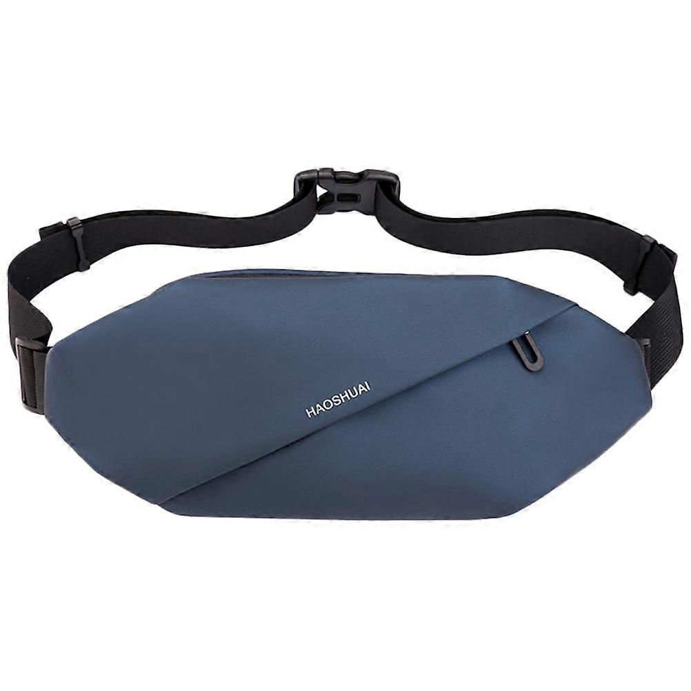 Fanny Pack for Man Travel Hiking Casual Use Rectangular Shape Polyester Fabrics 8CM Thickness 1Set