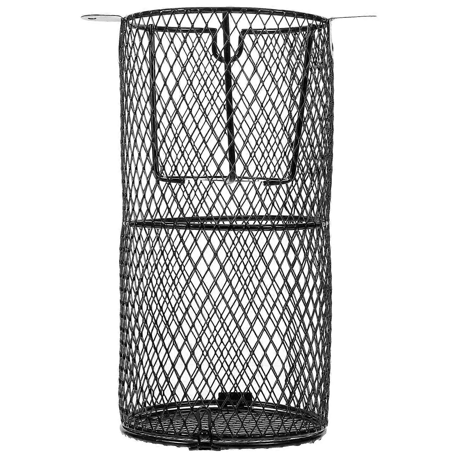 حامي مصباح الحرارة الزواحف يمنع الحروق ملحقات قفص الطيور المعدنية 20.00X13.50X10.00CM 1Pack