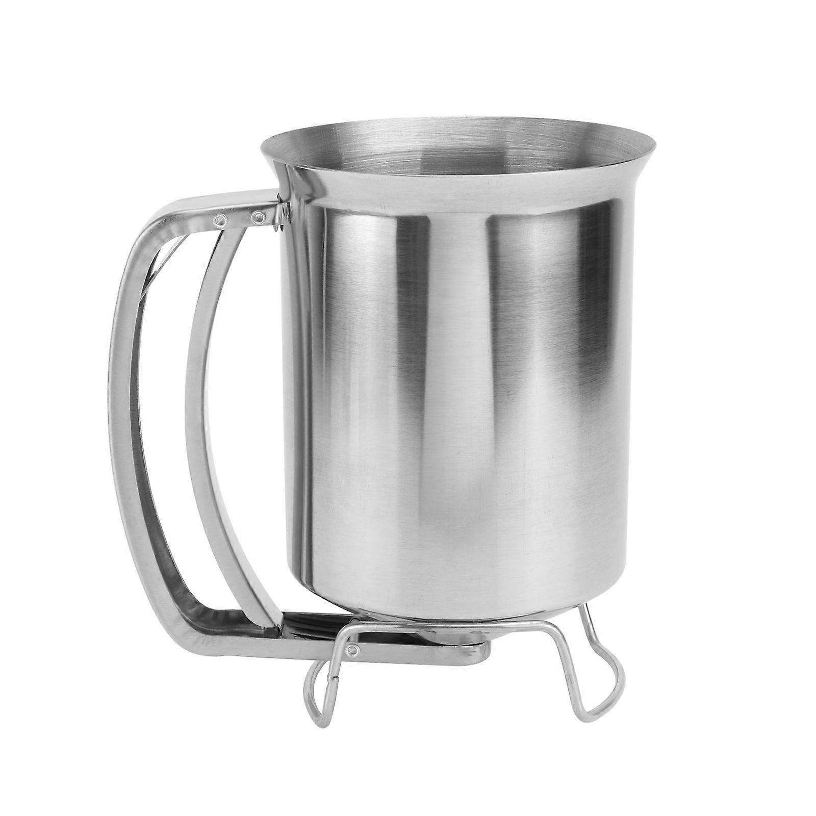 1pc Batter Stirring Machine and Dispenser Stainless Steel Kitchenware Silver