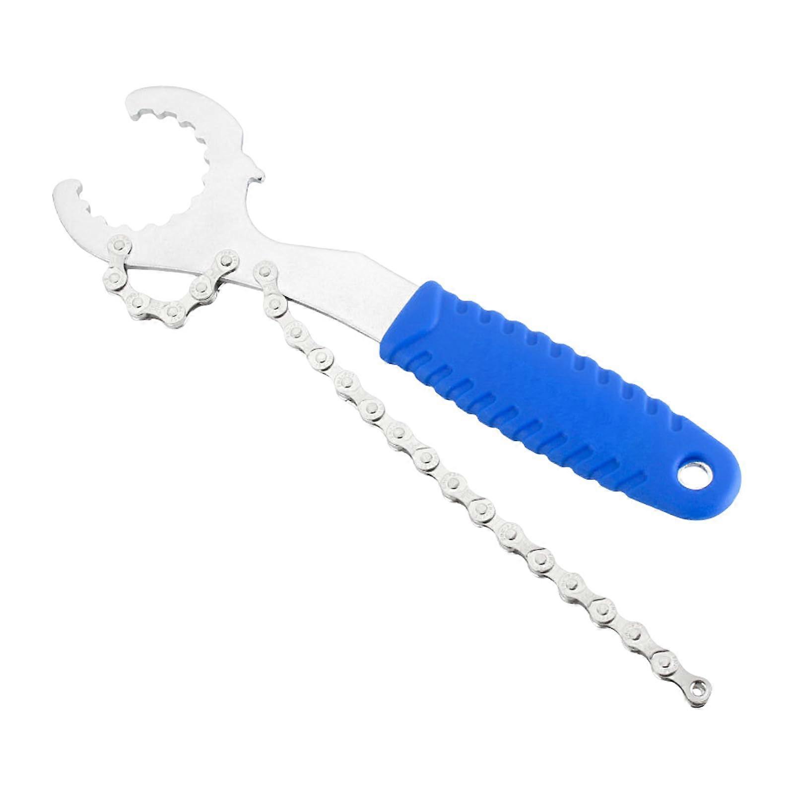Bicycle Cassette Removal Tool with Chain Whip, Chainring Remover, Bottom Bracket Tool for Bike Maintenance