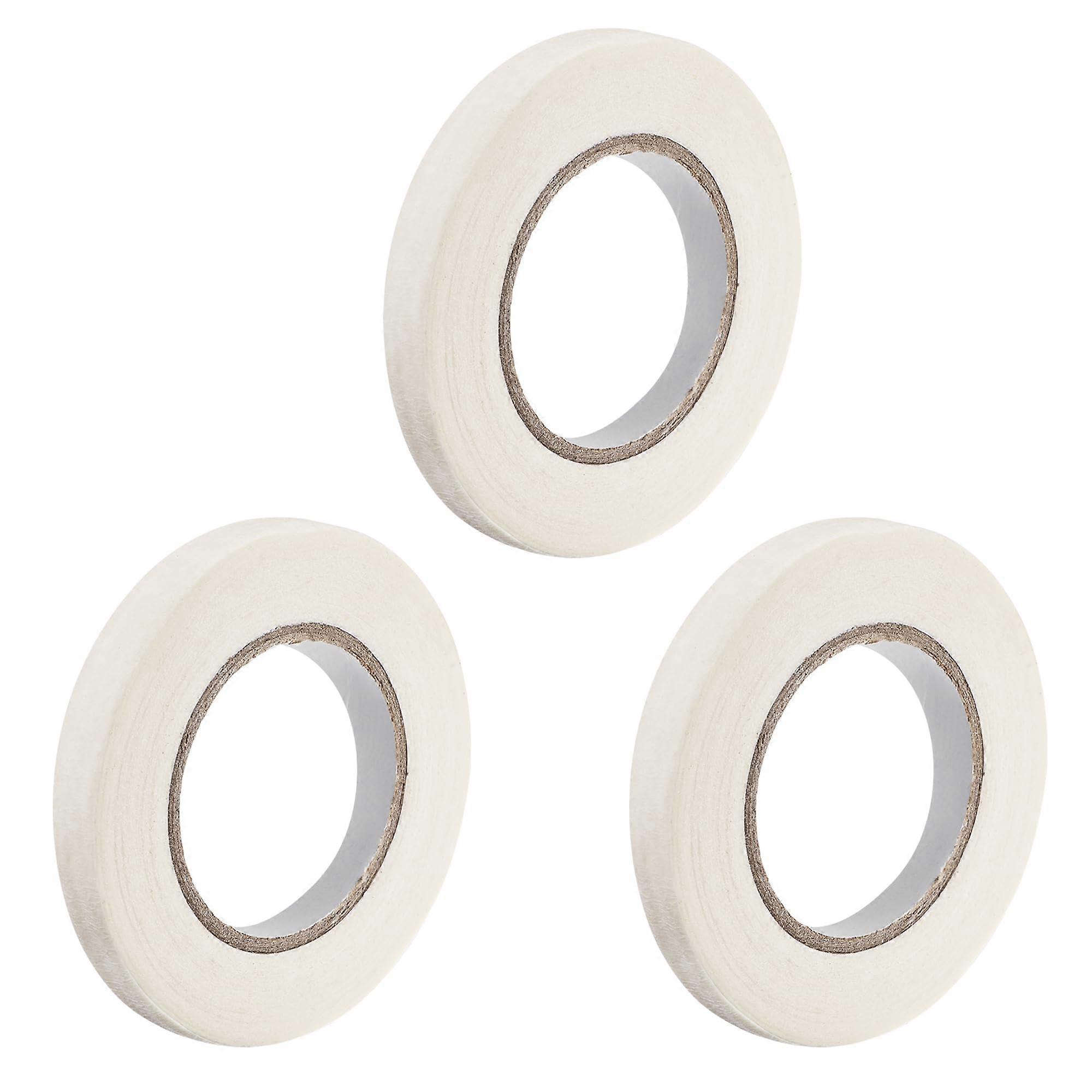 Masking Tape Painter's Tape Rolls 10 mm 0.4 Inch Width 20 m 21 Yards White Pack of 3 Ref: 9884