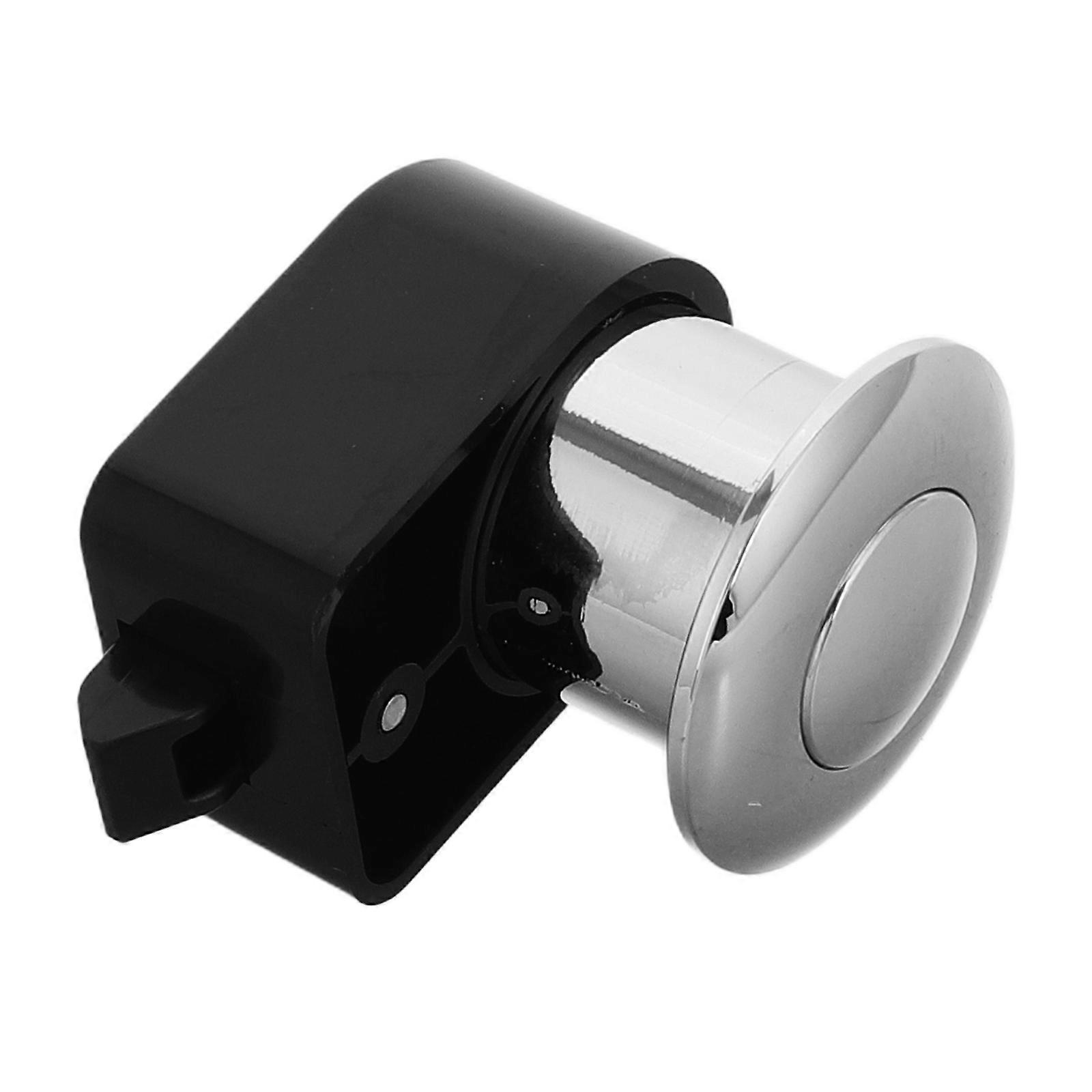 Rv Door Lock Rv Lock Push Button Latch Cupboard Drawers Furniture Sleek Design Rectangular Metal Home Use 1Pack