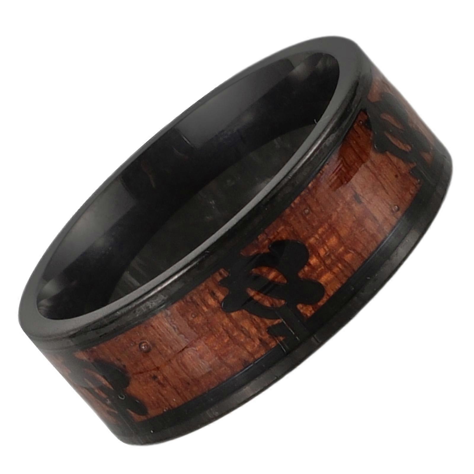 Creative Ring Titanium Steel Ring Turtle Pattern Ring Daily Finger Decoration Men's Ring 2.50X2.50X0.80CM 1Pcs