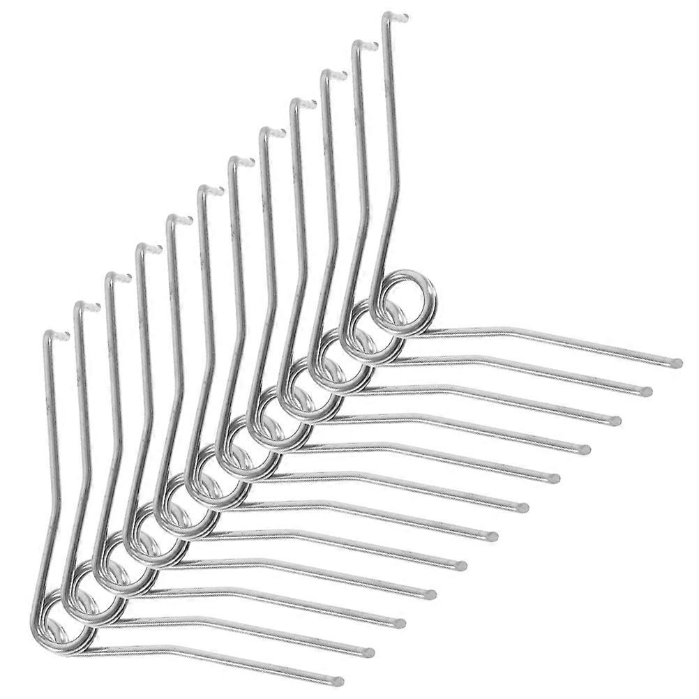 Replacement Springs For Hand Pruners V Shape Gardening Tools Silver 12Pcs