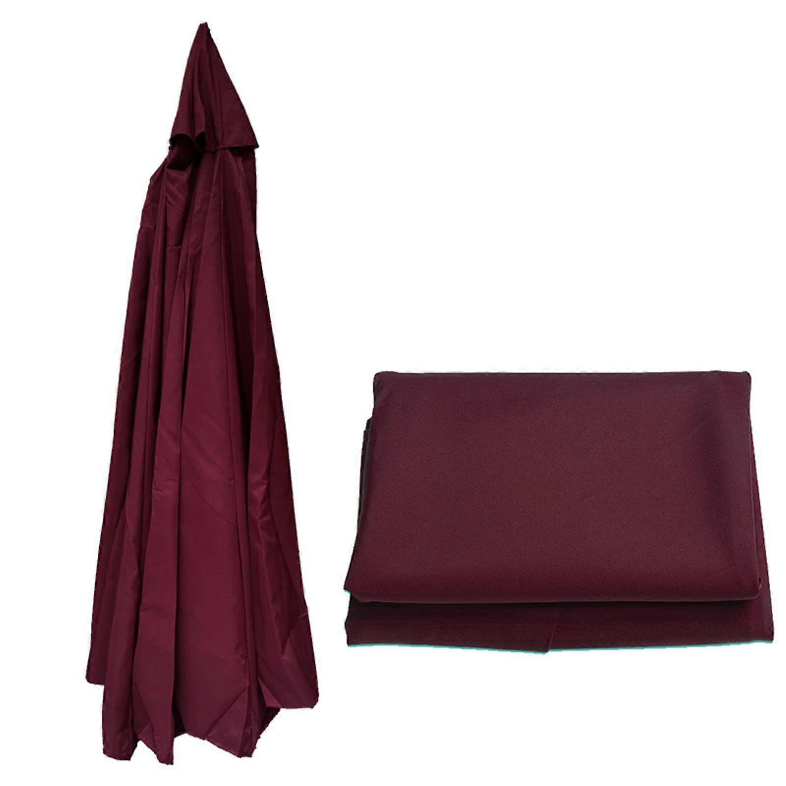 All weathers Replacement Shade Cover For Outdoor Umbrellas 8Rib Design 3meter Coverage Quick Installation Not Needed Tool