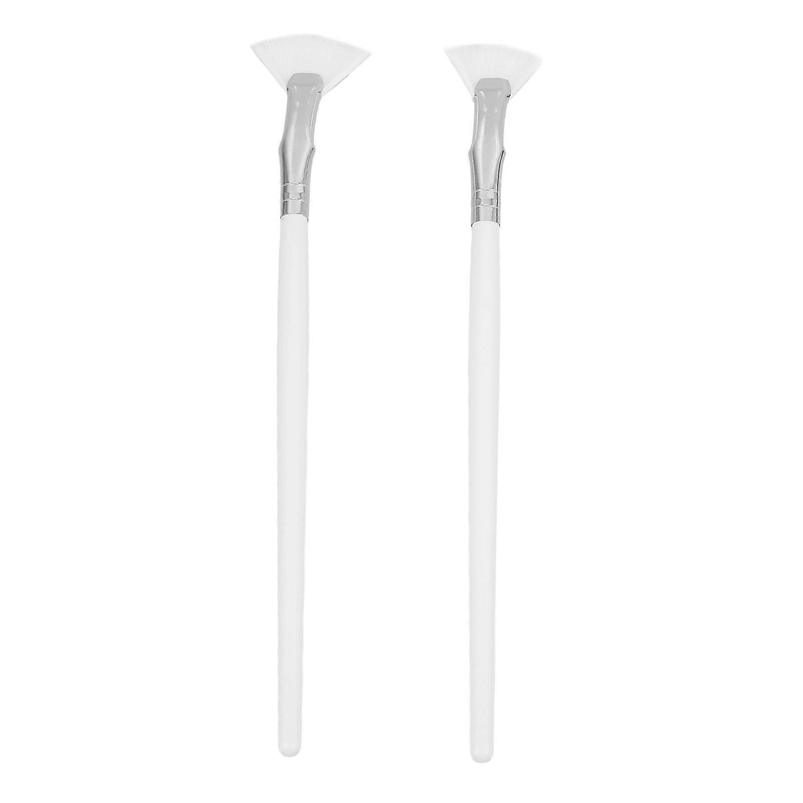 2pcs Fluffy Eyeshadow Blending Brushes for Women – Ergonomic Handles for Seamless Makeup Application on All Skin Types