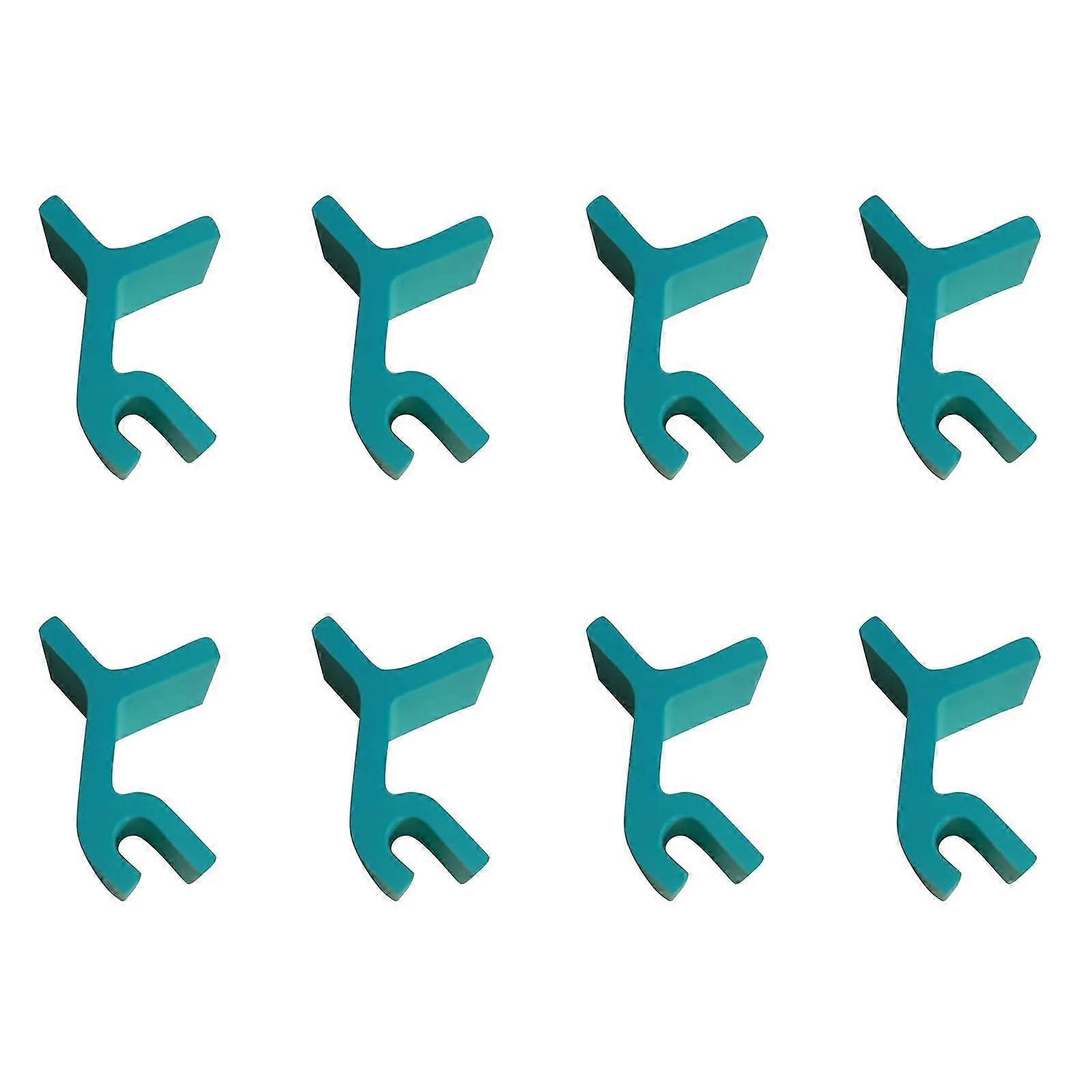 8 Pieces Baking Tray Divider Set - Blue Stackers for Baking Trays, Multipurpose Stacking Holders, Compatible with Standard Sizes