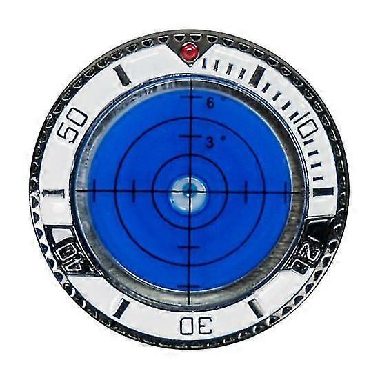 Iron Golf Ball Marker with High Precision Portable Putting Green Reader Golf Marker Clip Professional Green Reading Training Aid Equipment Golf