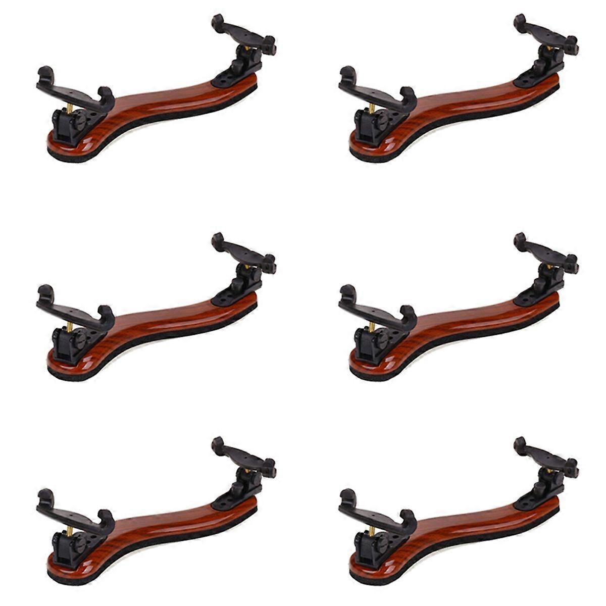 6X Violin Shoulder Rest Support Professional 3/4 4/4 Adjustable Maple Wood Violin Shoulder Rest Viol