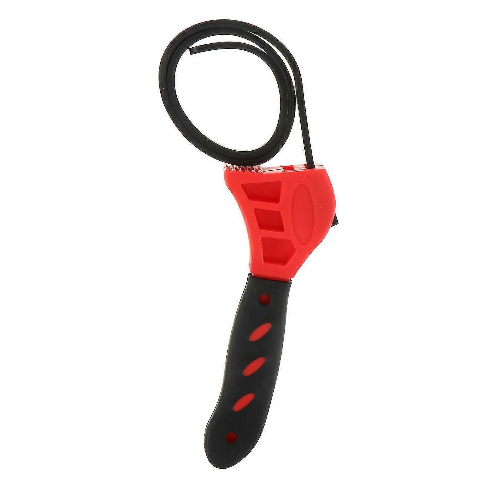 1pc Useful Rubber Strap Wrench Unique Bottle Opener Adjustable Strap Jar Openers