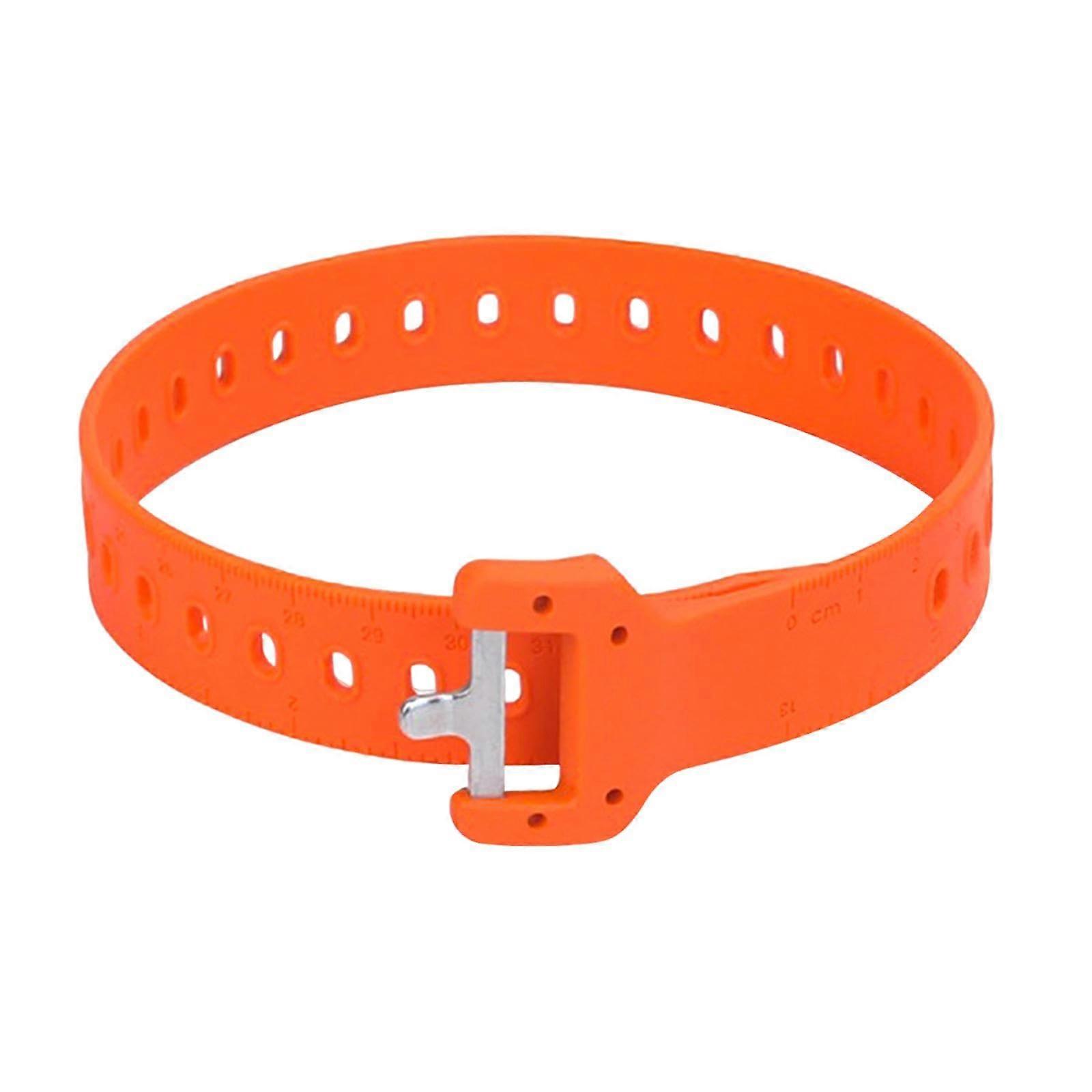 Multipurpose tension strap, quick unbundling, tiedown strap, multifunctional lashing rope with buckle for outdoor adventures, orange