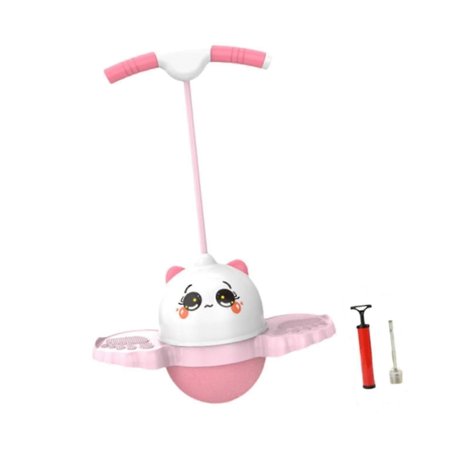 Pogo Jump Ball Bouncing Ball Funny Children High Jumping Toy Jump Board for Games Body Training Exercise Balance Ability Home