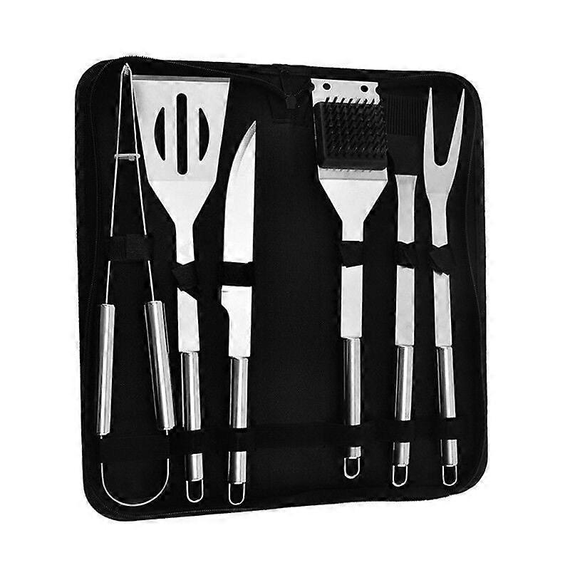6 PCS Portable Barbecue Kit丨Stainless Steel Barbecue Accessories丨Barbecue Utensil
