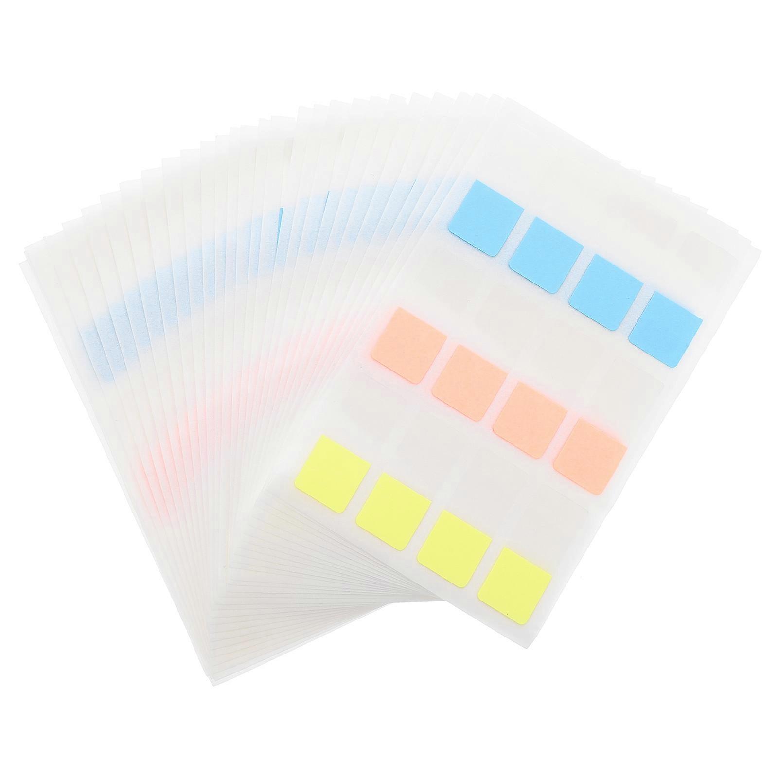 Classification Stickers Sticky Index Tabs Assorted Color 2.80X2.50X0.10CM Classification Students Convenient Memo Stickers 360Pcs