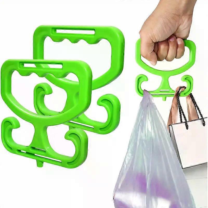 2er-Pack Einkaufstaschenträger, Hochleistungs-Lebensmitteltragegriffe, ergonomische Einkaufstaschengriffe unterstützen 100 lbs, perfekt für Lebensmittel, 5-Gallonen-Eimer