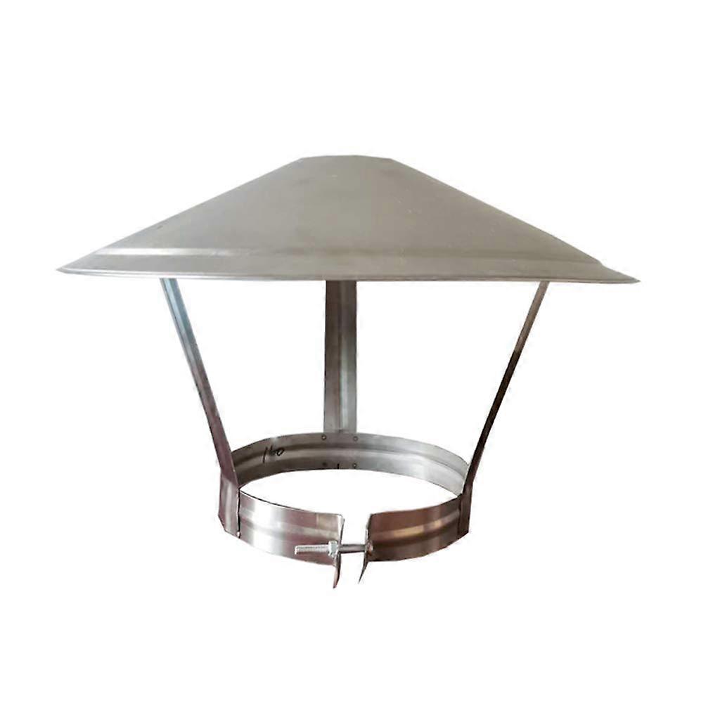 Stainless Steel Duct Cover 50cm Extended Pipe Chimney Cap Exhaust Vent for Office Kitchen Bathroom 250mm 350mm