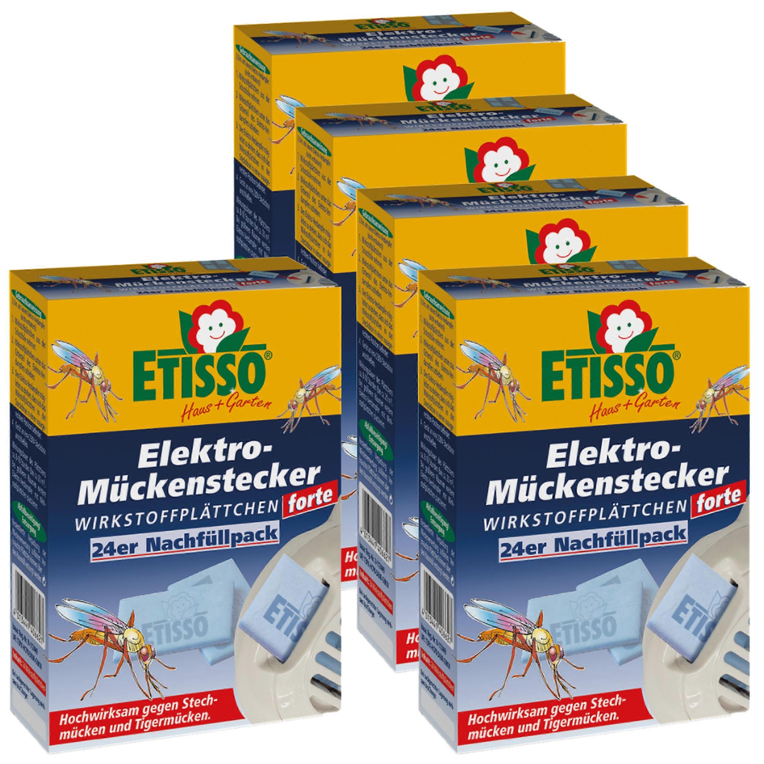 5 x ETISSO® 电动蚊塞 Forte 补充装,24 盘