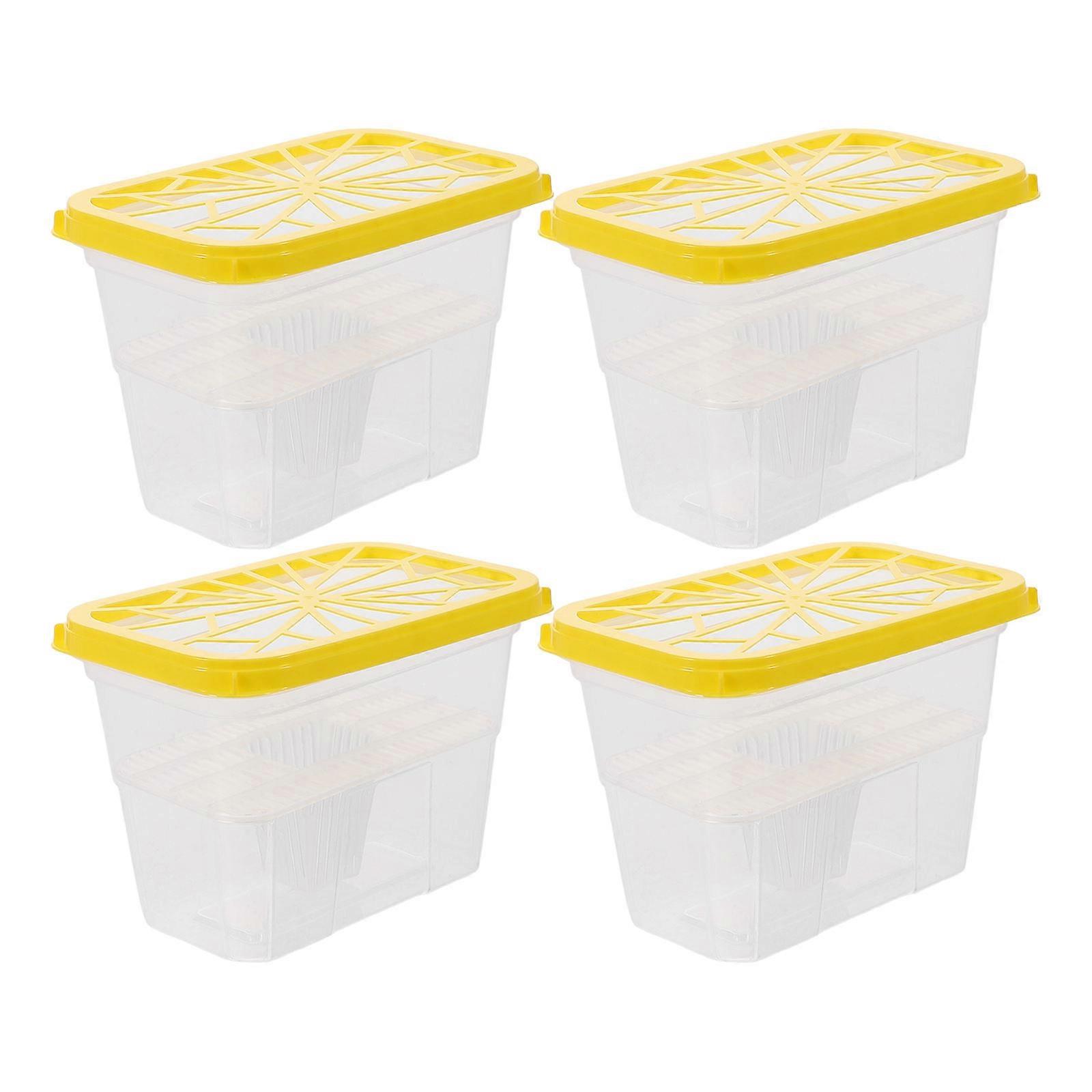 Moisture Absorber Box Plastic for Storage Use 4Pcs Empty and Reusable Containers