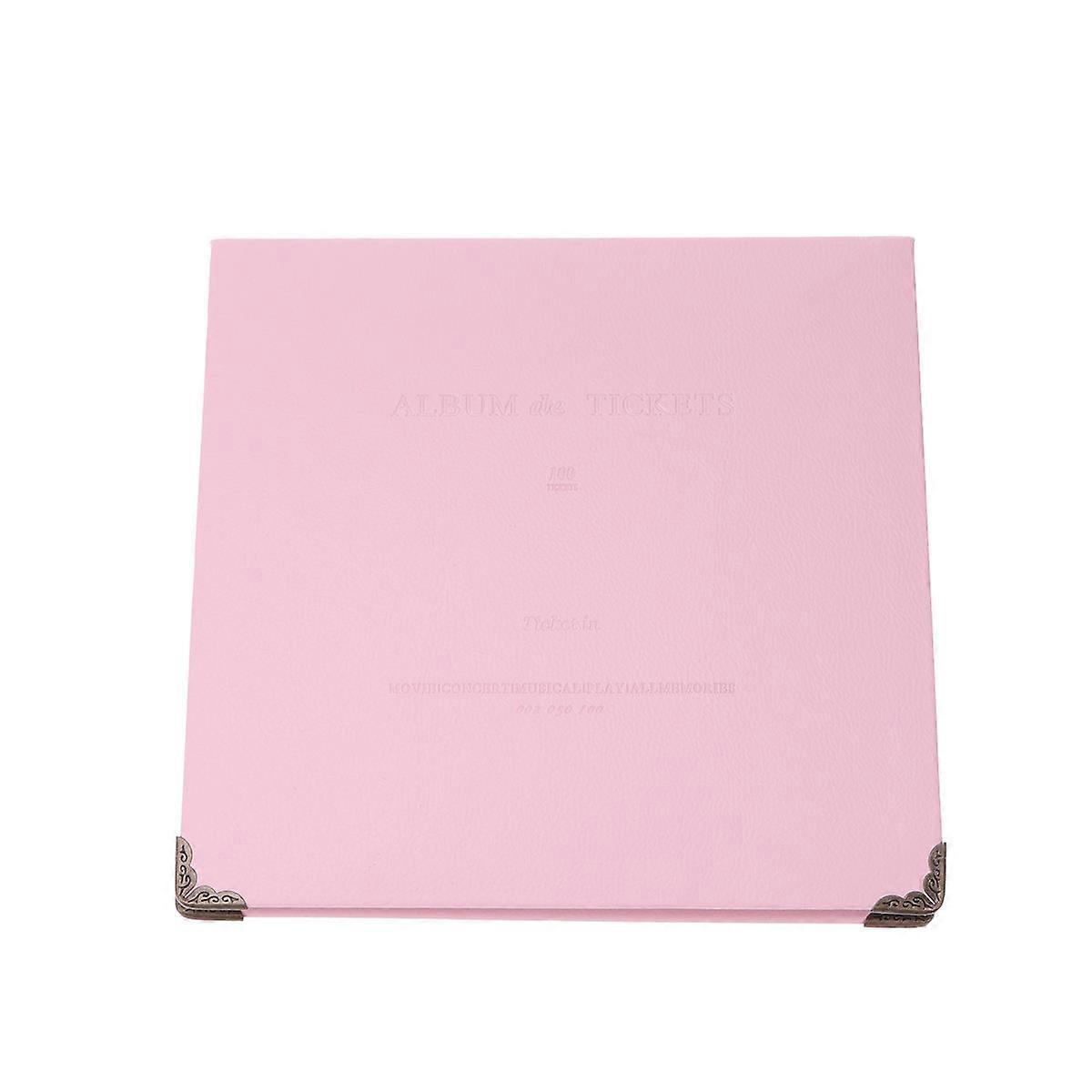 Ticket Bill Collection Book Office Use Business Document Management Pink 22.3*21.5cm Receipt Organization 1Pcs