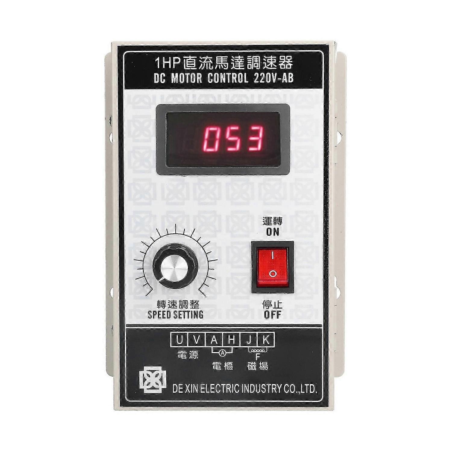 Motor Speed Controller Digital Display Regulator Control Switch DC 220V Accessory
