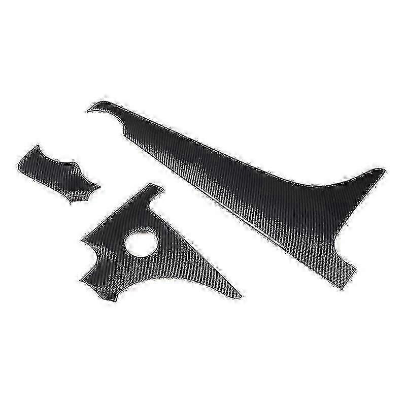 Center Console Dashboard Panel Trim for Compatible with C-Class W206 C200 C300 2022 Accessories ABS Carbon Fiber Material