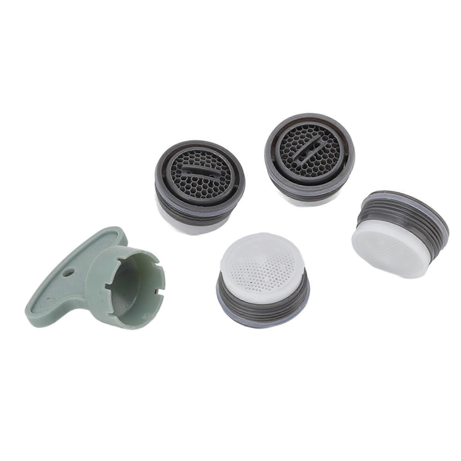 5pcs M20 Aerators Professional Insert Faucet Replacement Part with Spanner for Bathroom and Kitchen