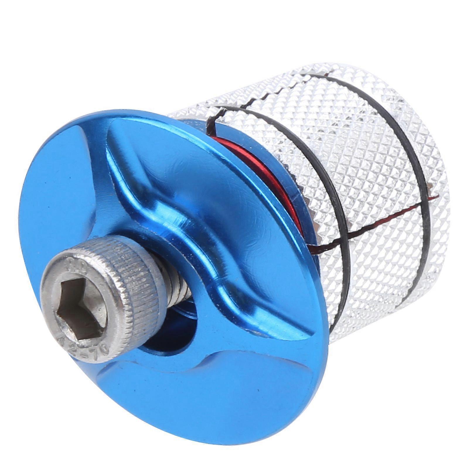 Bicycle Front Fork Standpipe Headset Expansion Screw Expanded Core Triangular Coverblue YMQX)