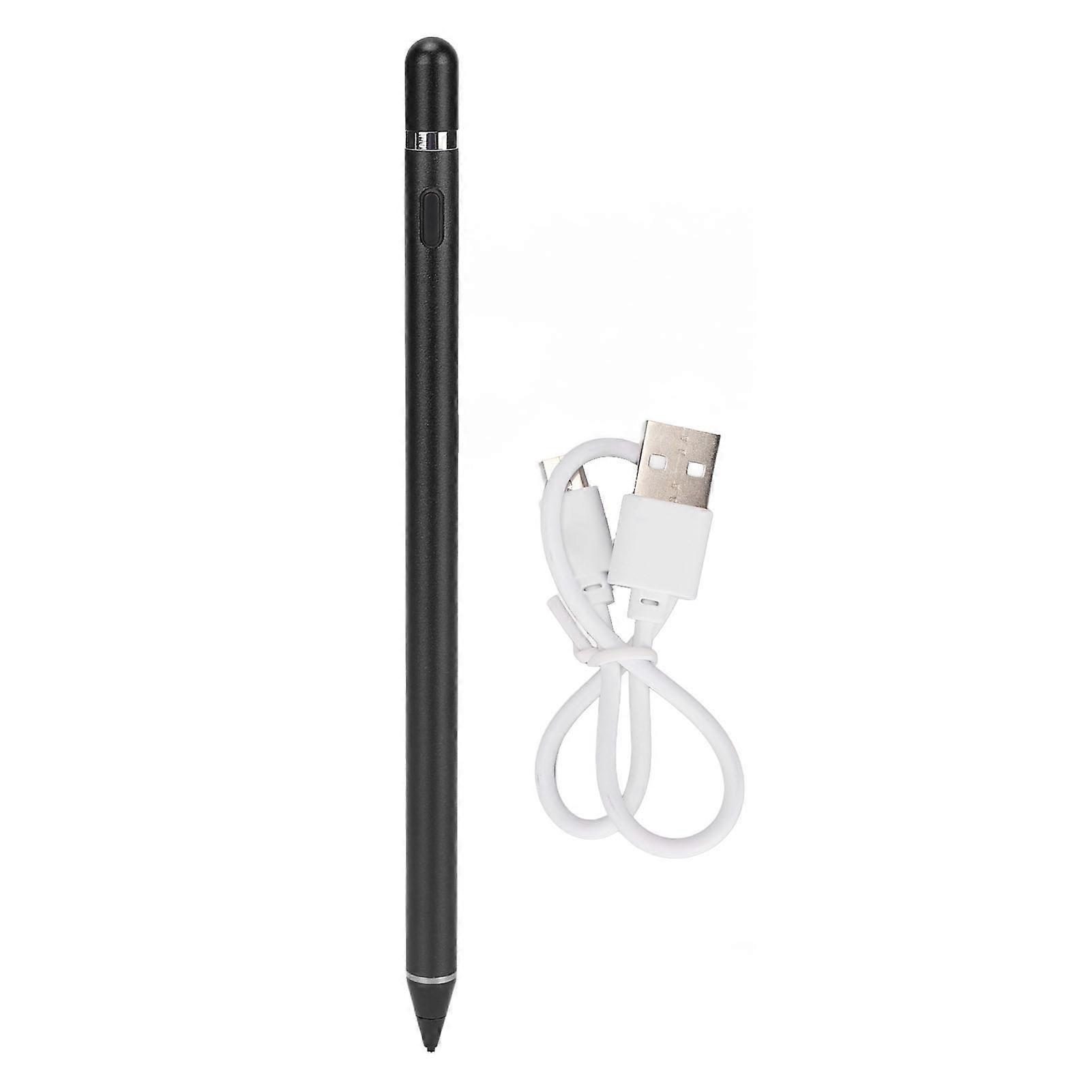 Active Capacitive Stylus USB Charging Copper Tip Touch Screen Pen for Mobile Phone and Tablet