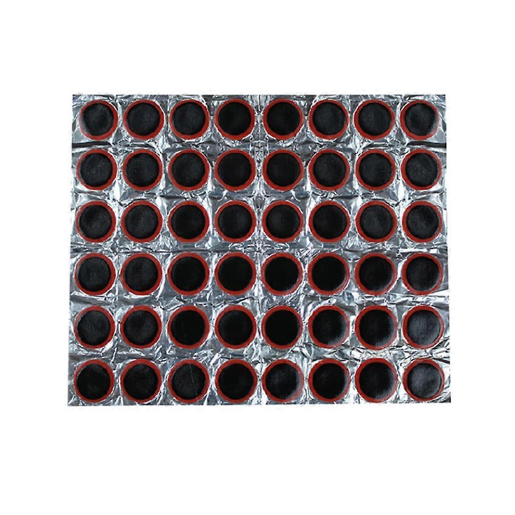 Bicycle Tire Patches, 48pcs Round Rubber Patches, Flat Puncture for All Inflatable Tubes