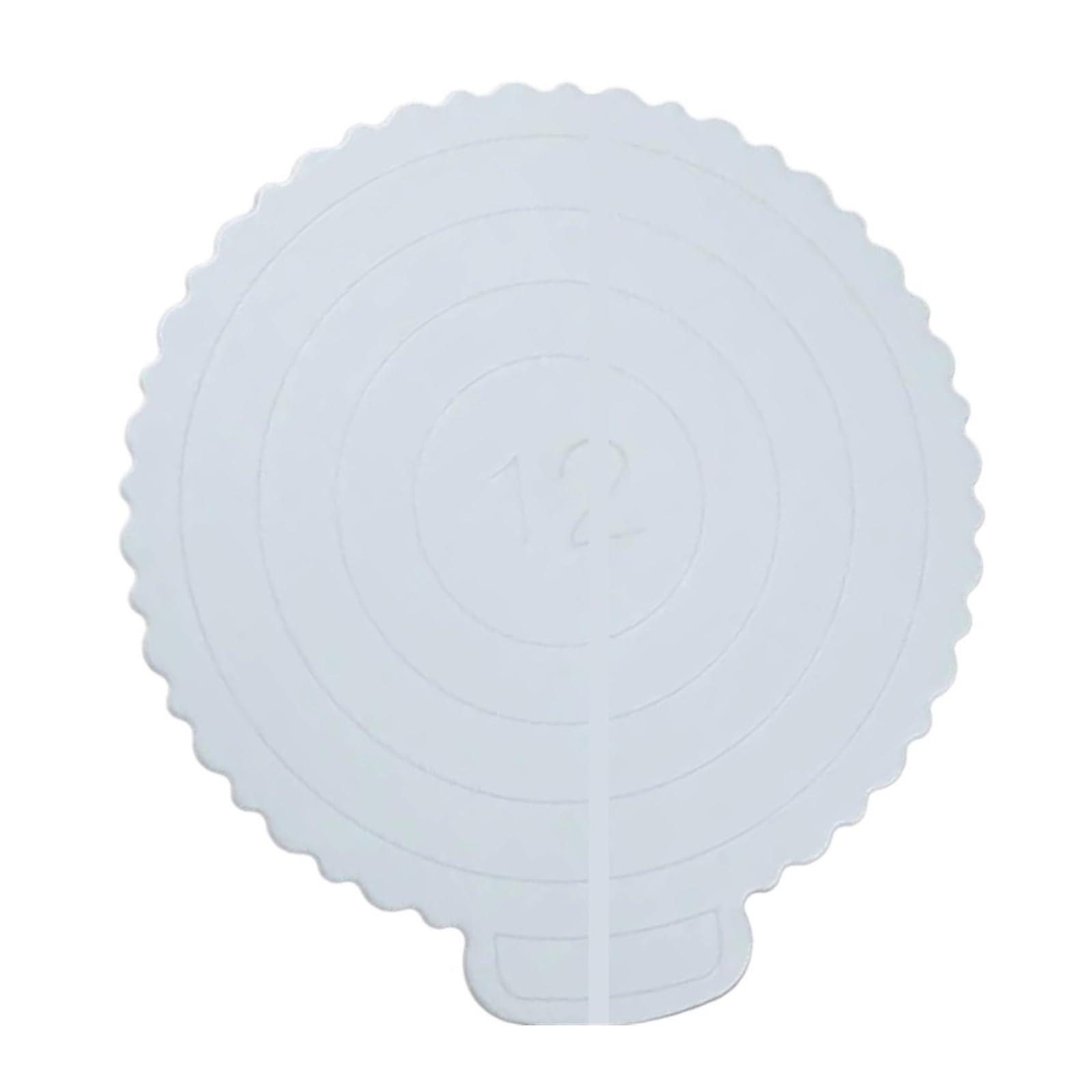 可重复使用的慕斯蛋糕盘，用于家庭婚礼生日派对（10 英寸圆形）