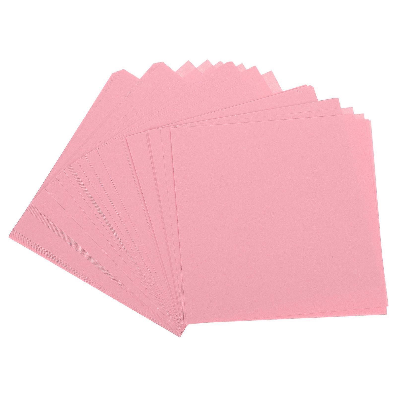 Pudding Wrapping Paper Jar Seal Paper for Decor Use 100Pcs Pink