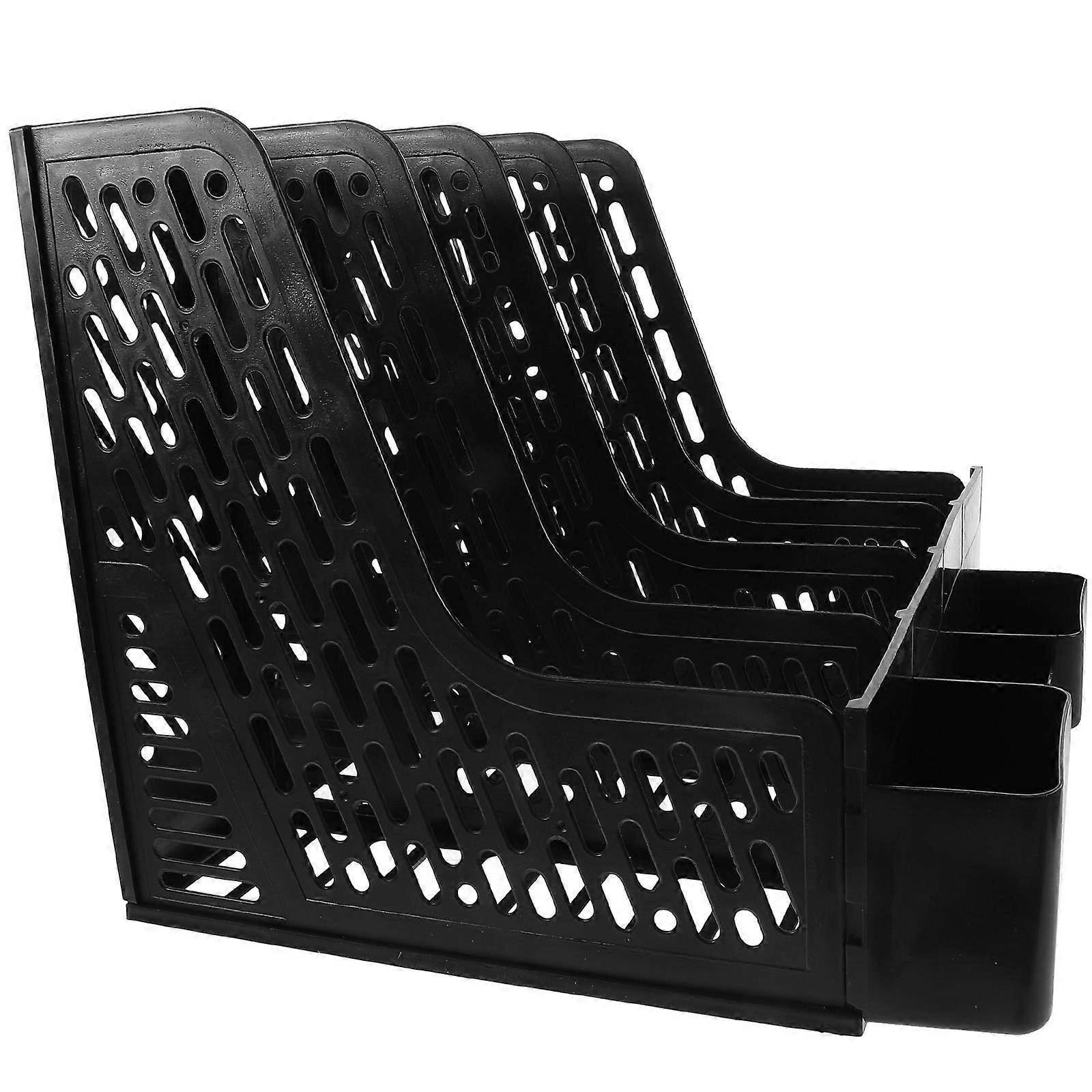 Multifunctional Portable File Storage Stand – Document Organizer with Cubbyhole Design for Office and Home Desk Organization