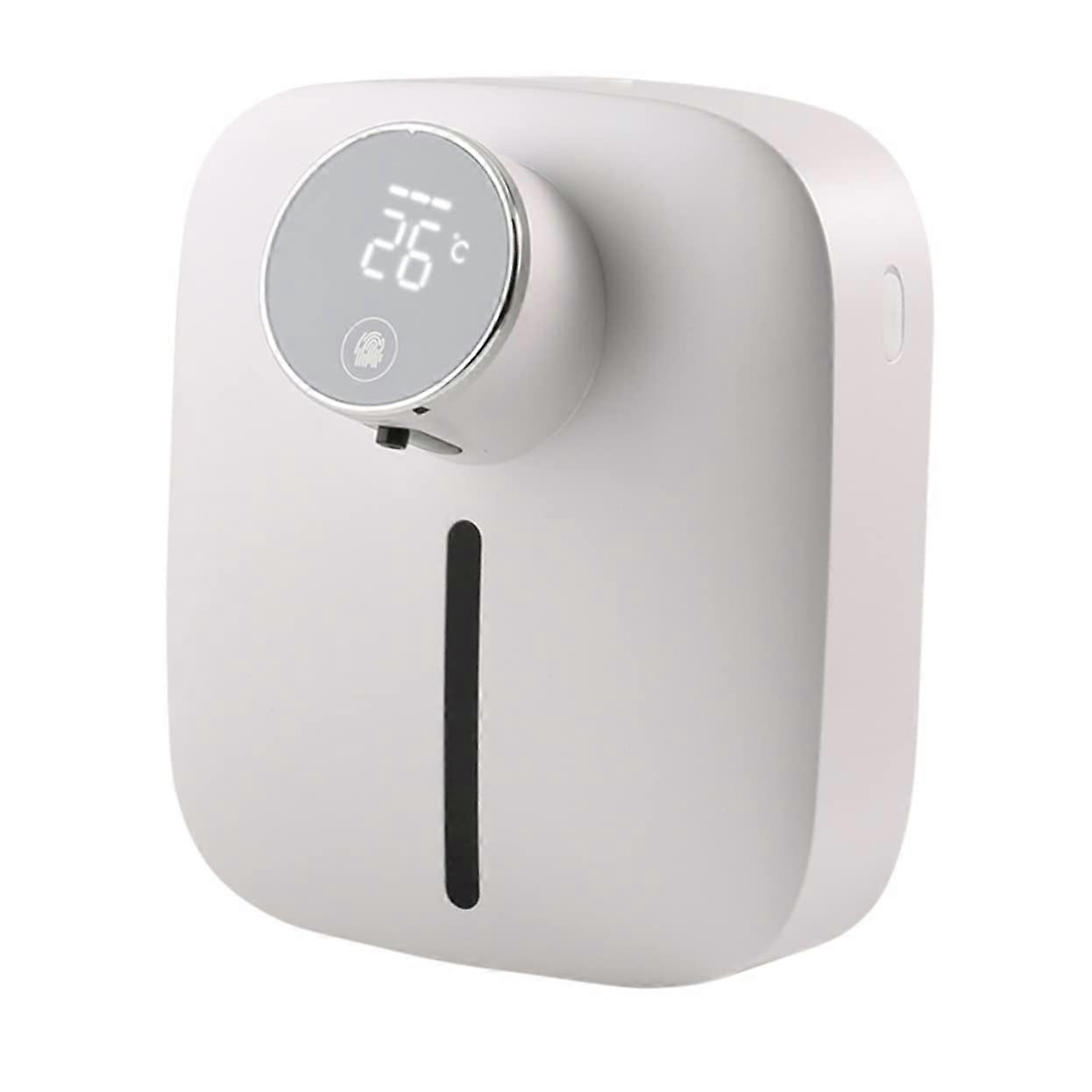 Rechargeable Touchless Foam Soap Dispenser Wall Mounted with IR Sensor for Bathroom Kitchen Office Use