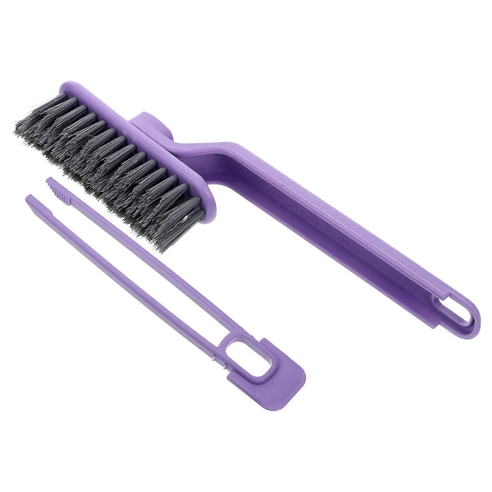 Rotating Crevice Cleaning Brush with Stiff Bristles for Bathroom Tiles, Gas Stoves, and Deep Corner Scrubbing