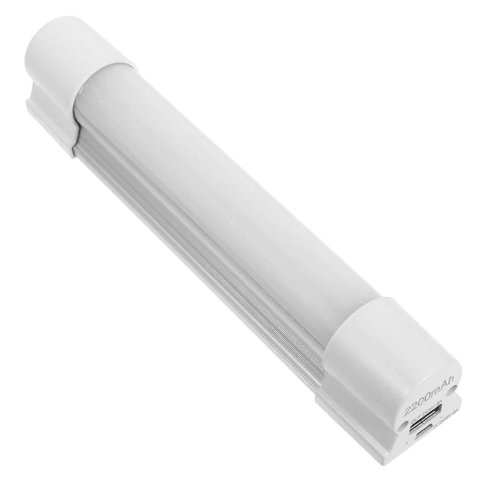 Magnetic LED Tube Light Bar with USB Port Rechargeable Lantern for Camping Hiking Tent Lamp 1 Set Portable Charging Lighting Solution