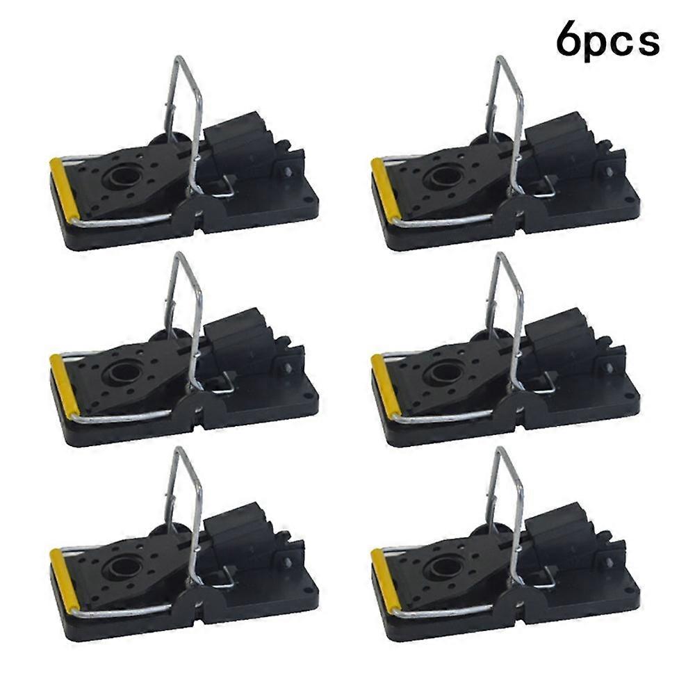 6Pcs / Set Reusable Mechanical Metal Spring Mouse Traps High Sensitive Rat Catcher