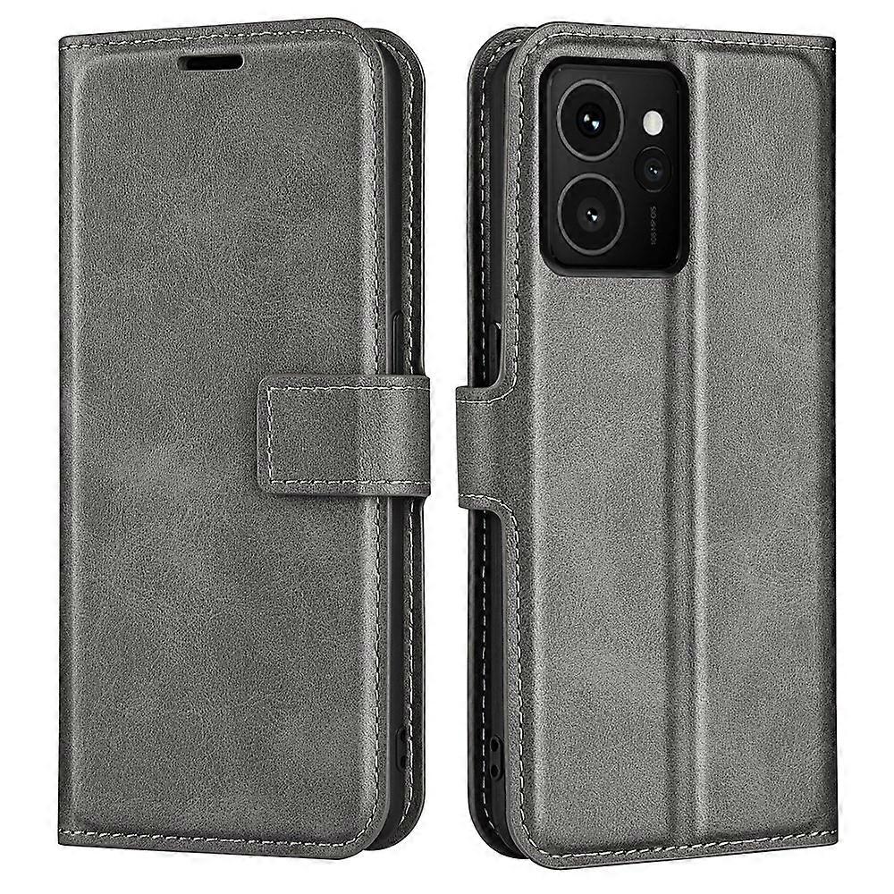 For HMD Skyline Stand Case Anti-Scratch Calf Texture Leather Phone Cover