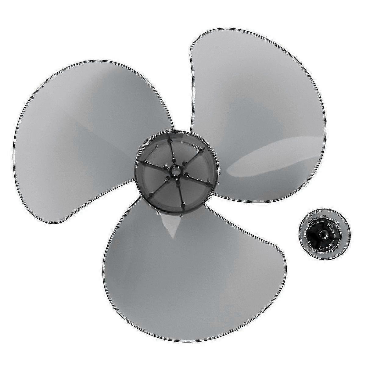 Plastic Fan Blade with 3/5 Leaves - Includes Nut Cover for Easy Installation