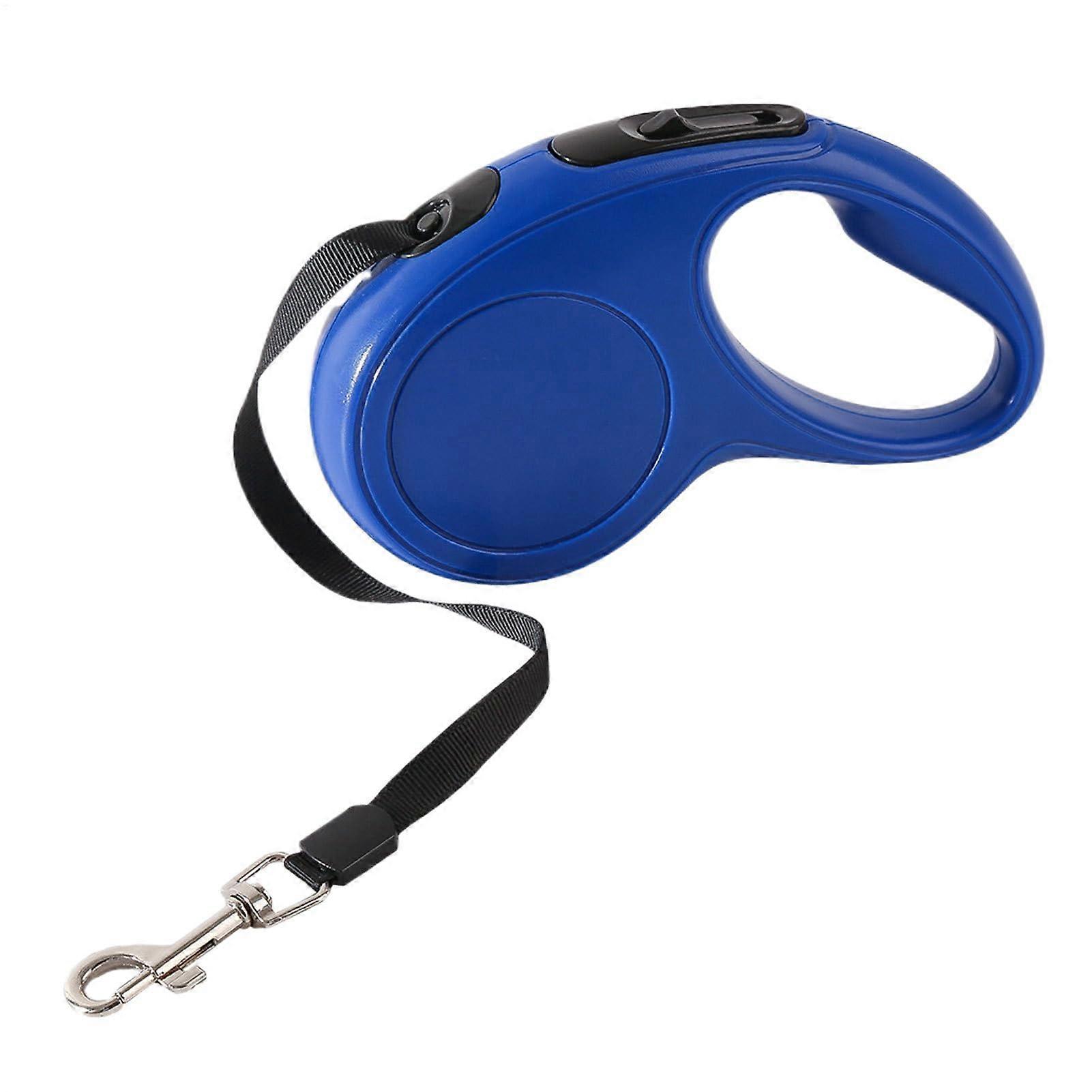 Retractable Dog Rope Leash with Comfortable Handle, Heavy Duty Chew Resistant, 17x9x3cm for Outdoor Training and Hiking