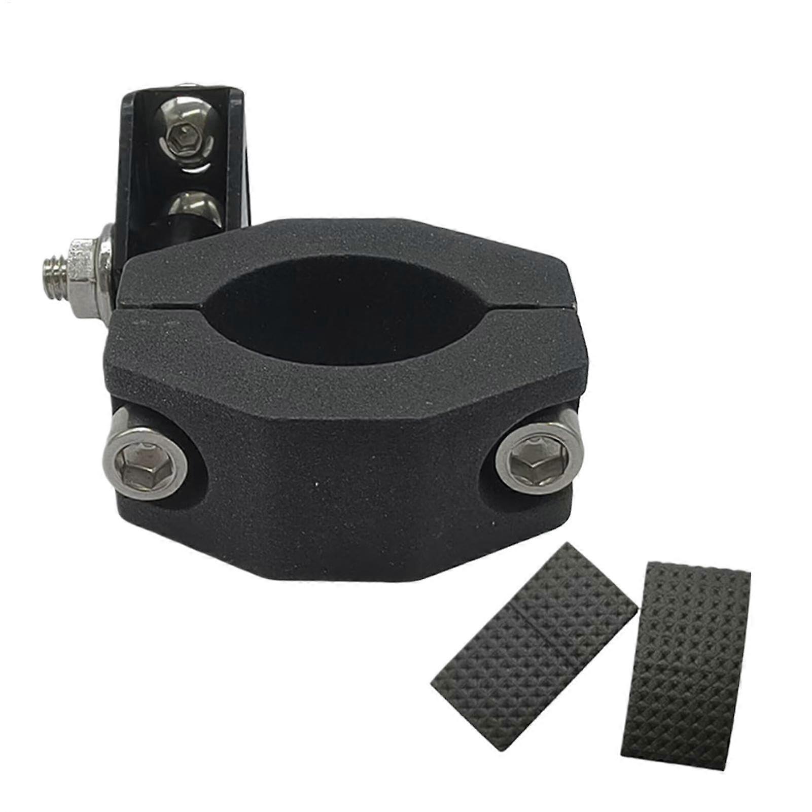 Motorcycle assembly clamp, adjustable handlebar extension bracket, waterproof tube clamp