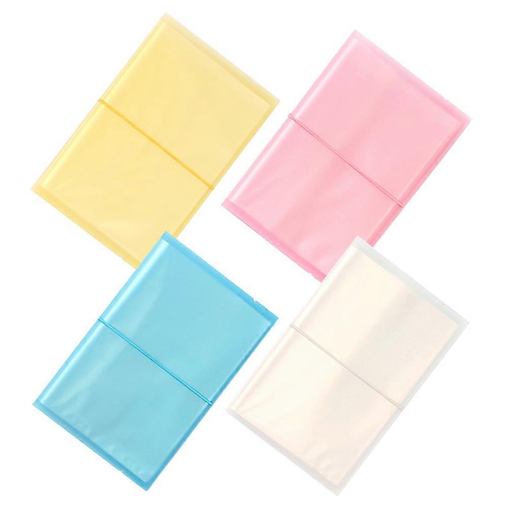 Reusable Sticker Book Album Memory Organization Rectangular Pink 4Set