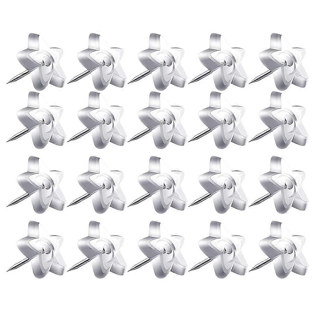 200pcs Transparent Star Shaped Push Pins Plastic Photo Decorative Thumb Tacks for Home Decor